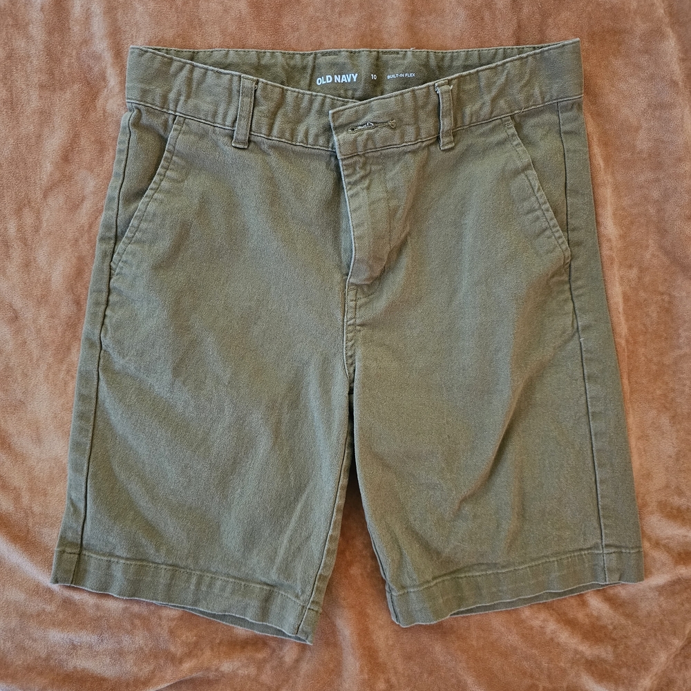 Old Navy Men’s Olive Green Cotton Shorts